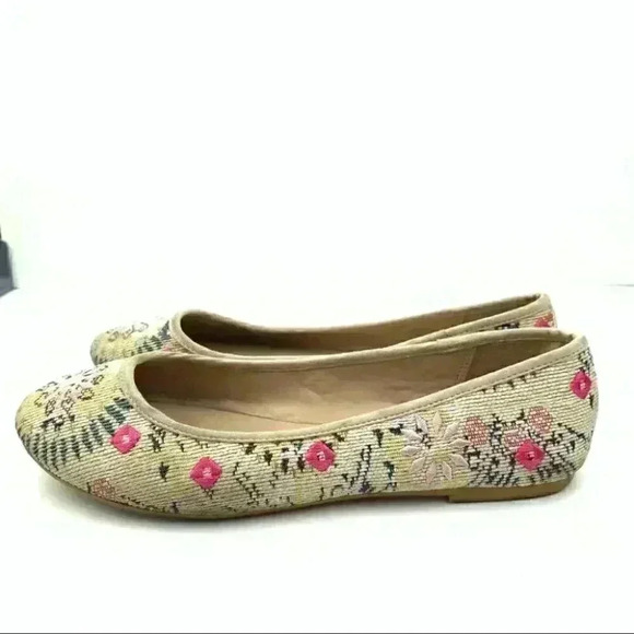 Mix no 6 flats 7 37.5 Dallilah floral embroidered - Picture 6 of 14